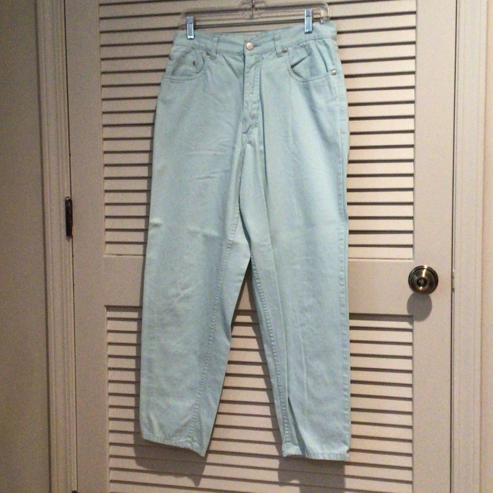 Eddie Bauer Light Mint Green Straight Leg Pants 12P